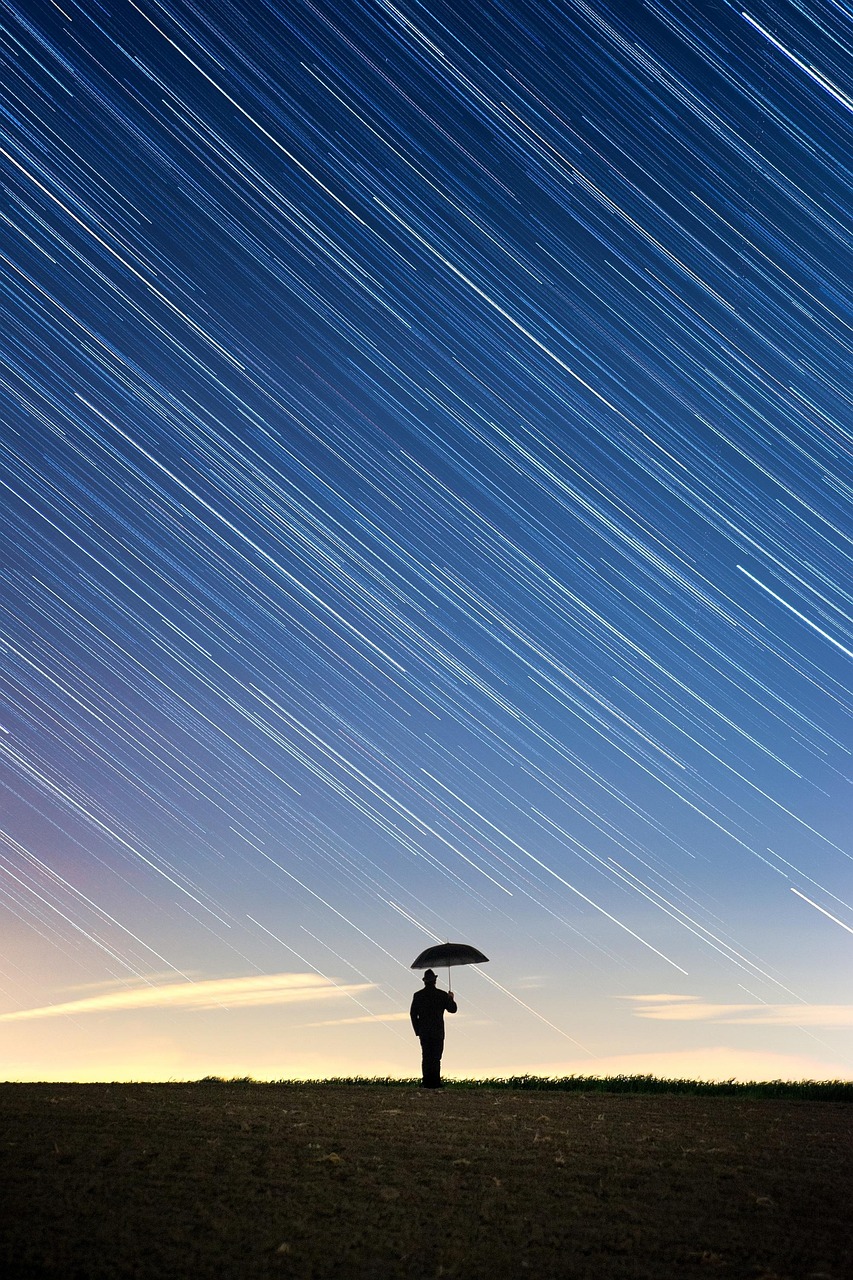star, night, rain, umbrella, weather, sky, nature, night sky, mystical, blue sky, rain, rain, rain, rain, rain